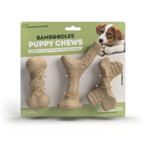 Bamboodles Puppy Chews – 3-Pack Chicken